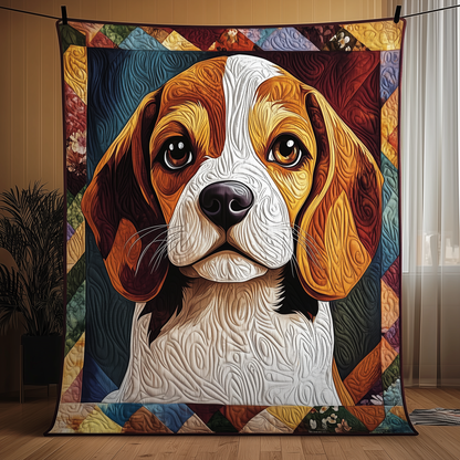 Beagle Quilted Blanket GFTOTP398