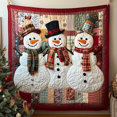 Festive Snowman Quilted Blanket GFTOTP667