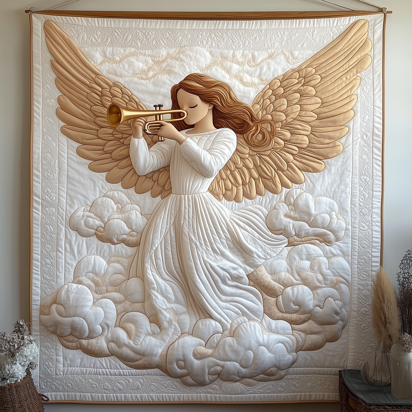 Christmas Angel Quilted Blanket GFTOTP767