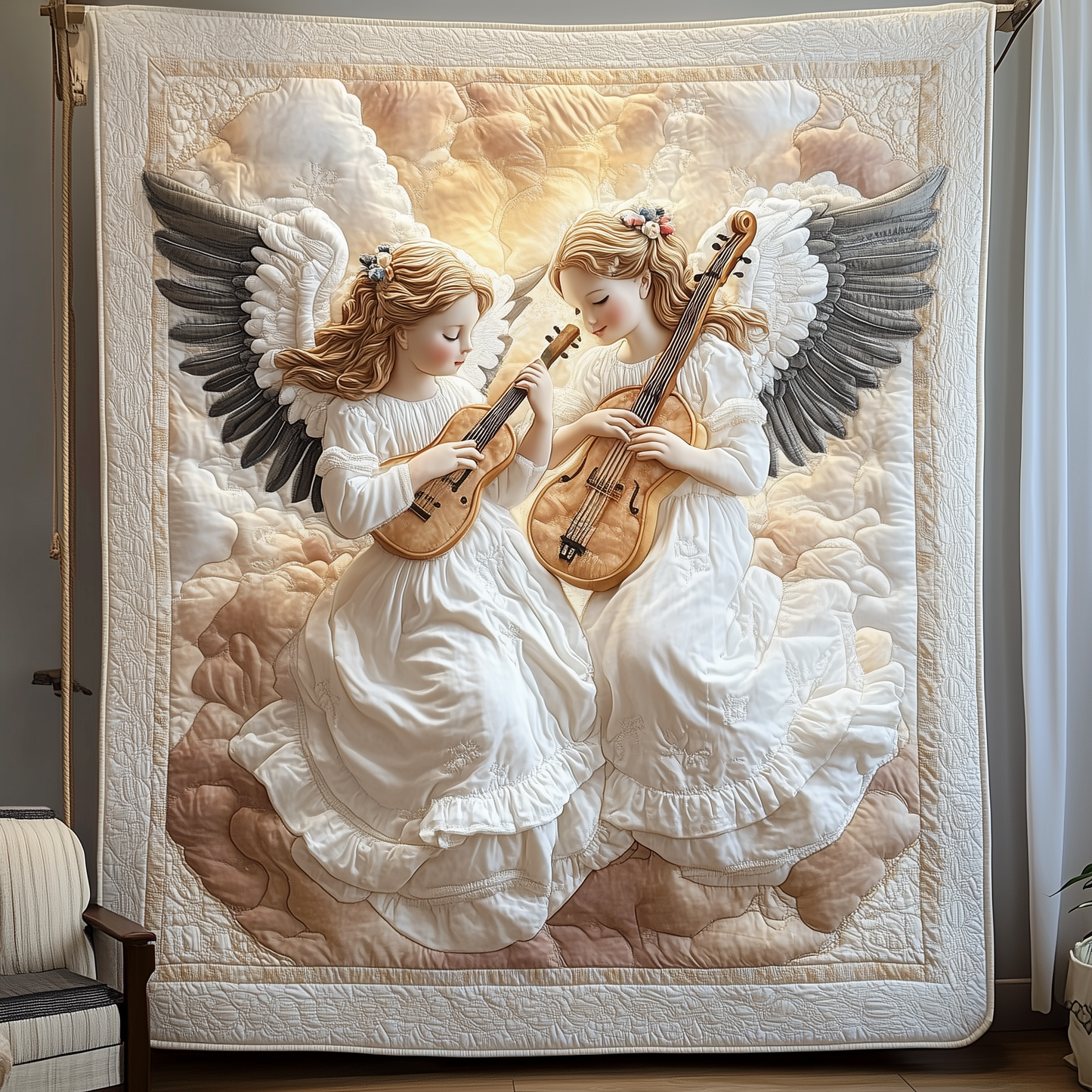 Christmas Angel Quilted Blanket GFTOTP770