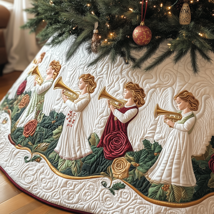 Christmas Angel Quilted Tree Skirt GFTOTP772