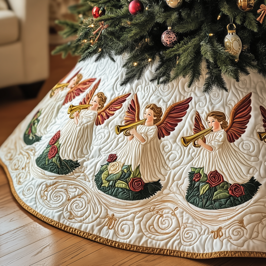 Christmas Angel Quilted Tree Skirt GFTOTP774