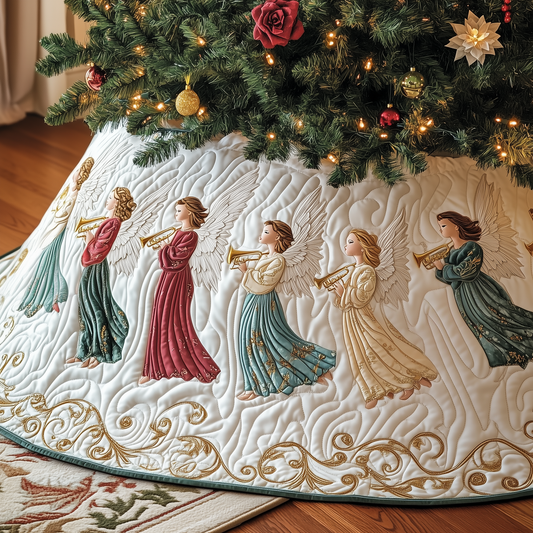 Christmas Angel Quilted Tree Skirt GFTOTP777