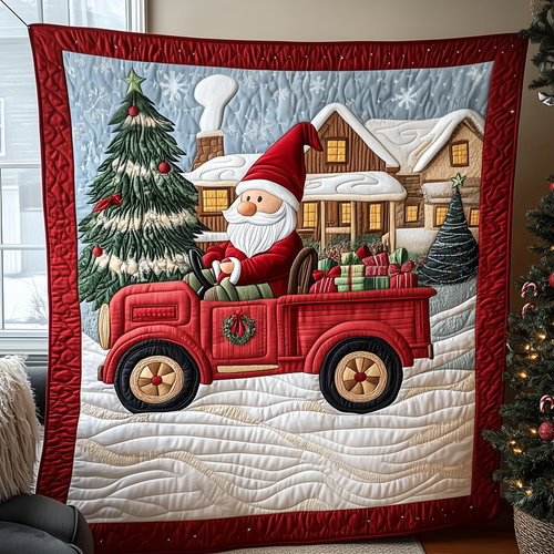 Christmas Gnomes Quilted Blanket GFTOTP799