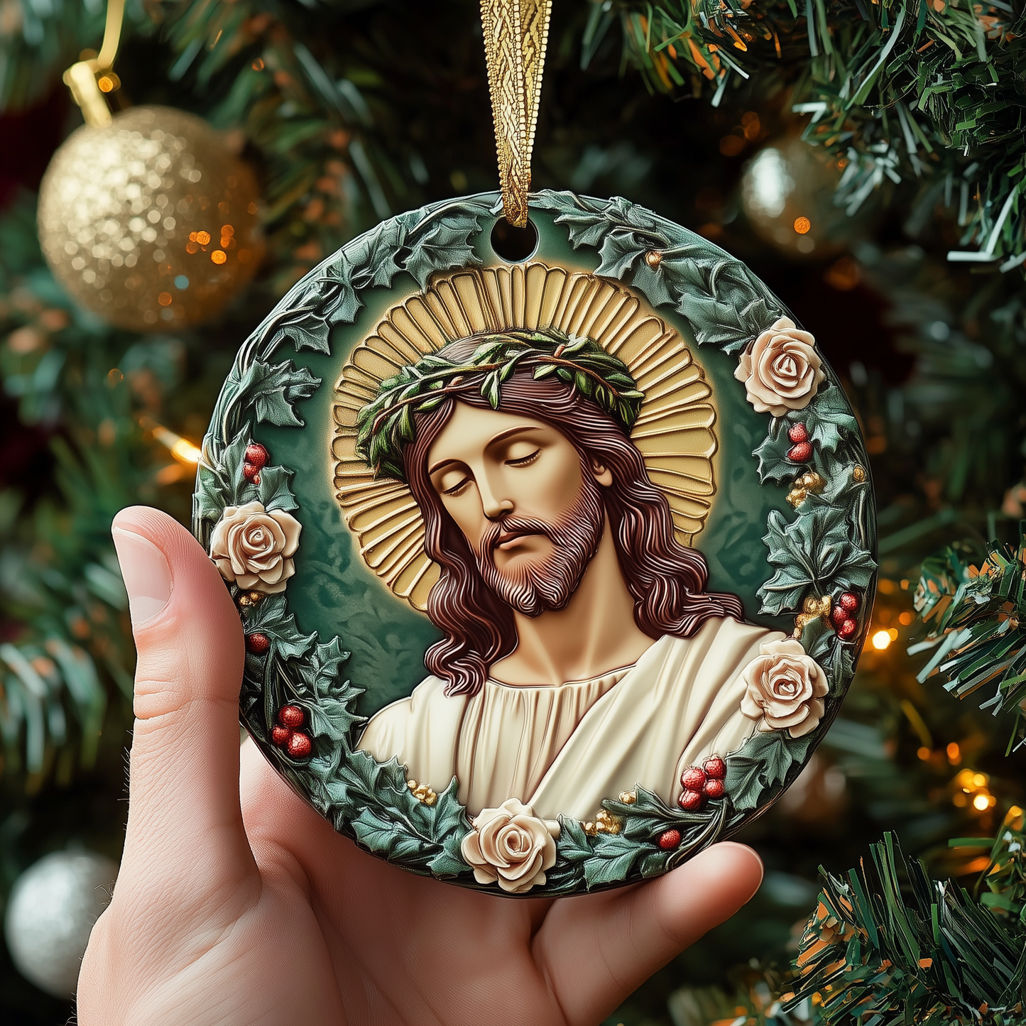 Jesus Mica Ornament GFTOTP860