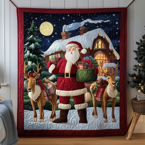 Santa Claus Quilted Blanket GFTOTP870