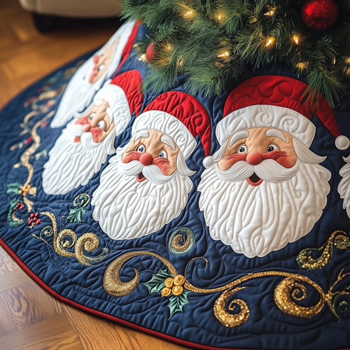 Santa Claus Quilted Tree Skirt GFTOTP878