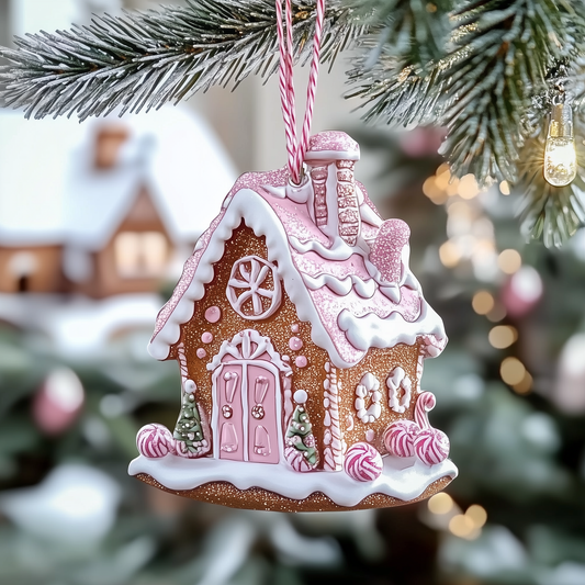 Pastel Sweet House Mica Ornament GFTOTP956