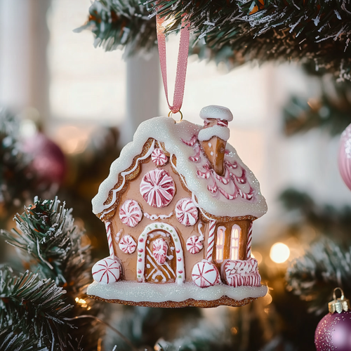 Pastel Sweet House Mica Ornament GFTOTP957