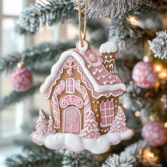 Pastel Sweet House Mica Ornament GFTOTP958