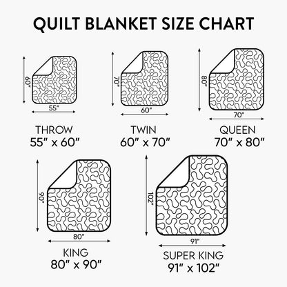 Guitar Bass Quilted Blanket GFTOTL765