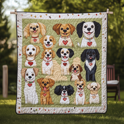 Dog Friend Quilted Blanket ODTL003