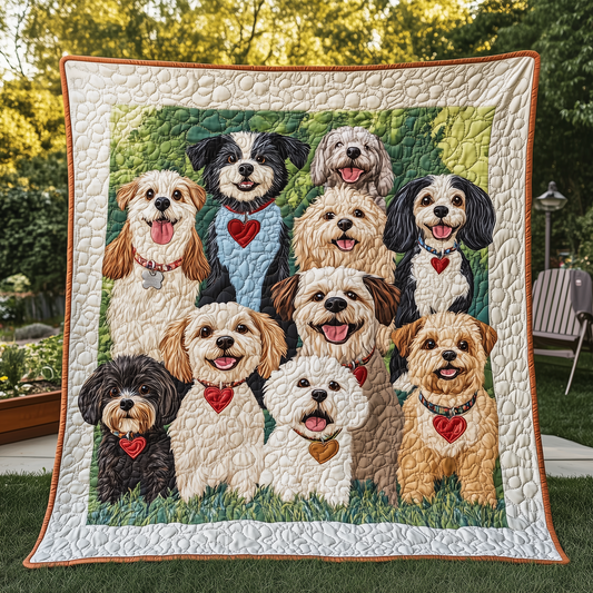 Dog Squads Quilted Blanket ODTL004