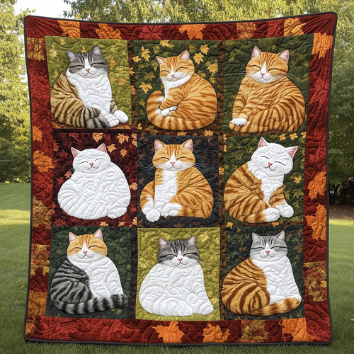 Happy Cat Quilted Blanket ACTL021